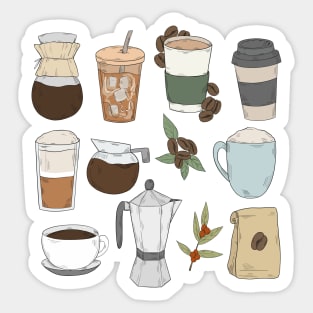 Coffee Love ~ Stickers pack Sticker